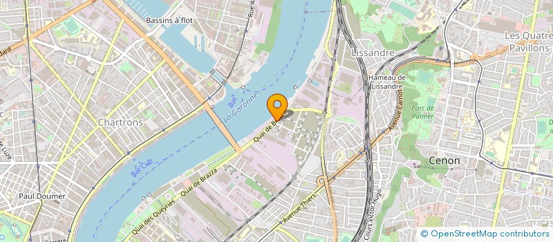 localisation de l'entreprise COMITE D'ETABLISSEMENT SOFERTI à BORDEAUX