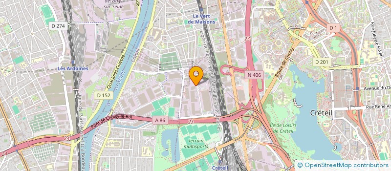 localisation de l'entreprise COMITE D ETABLISSEMENT TEP METRO à CRETEIL