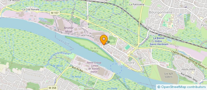 localisation de l'entreprise COMITE D ETABLISSEMENT USINOR PACKAGING  INDRE