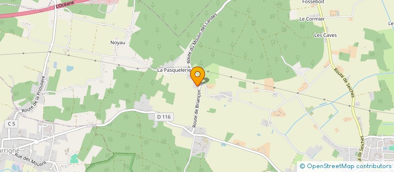 localisation de l'entreprise COMITE D'ETABLISSEMENTS  LOIRE-AUTHION