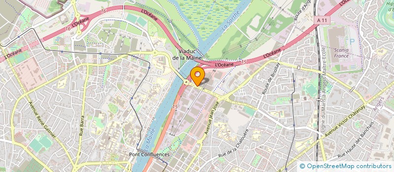 localisation de l'entreprise COMITE D ETS CARREFOUR ST SERGE à ANGERS