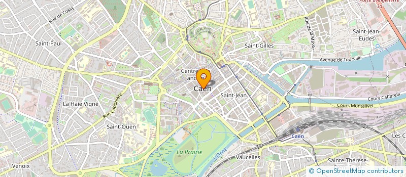 localisation de l'entreprise COMITE D'ETS CREDIT DU NORD à CAEN
