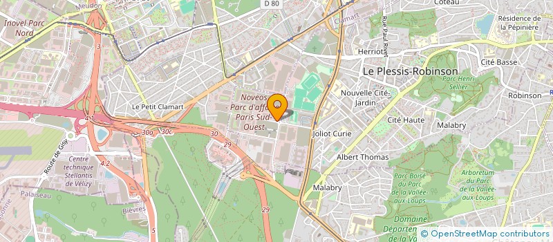 localisation de l'entreprise COMITE D ETS KRIEG ET ZIVY INDUSTRIES à LE PLESSIS-ROBINSON
