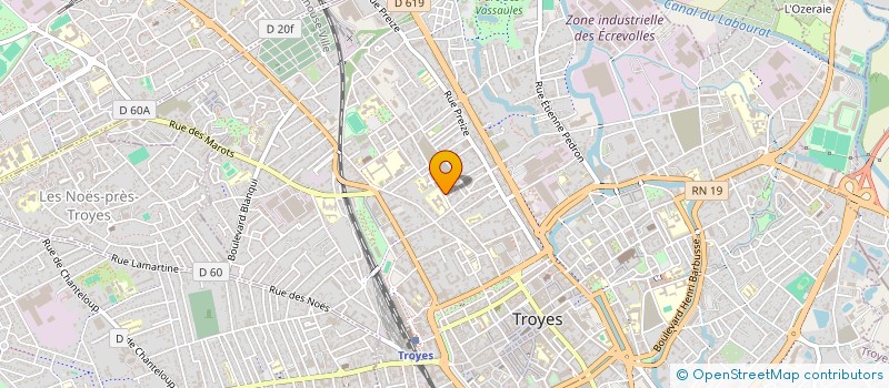 localisation de l'entreprise COMITE D'HYGIENE BUCCO-DENTAIRE AUBE  TROYES