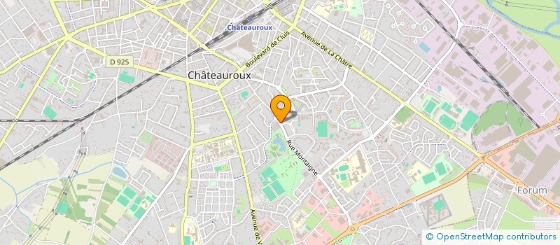 localisation de l'entreprise COMITE D'HYGIENE ET DE SANTE BUCCO-DENTAIRE DE L'INDRE à CHATEAUROUX