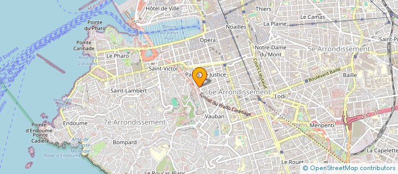 localisation de l'entreprise COMITE D'INITIATIVES CITOYENNES à MARSEILLE