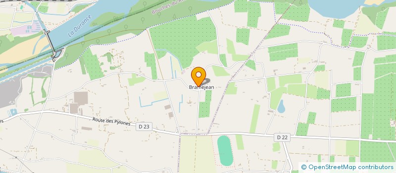 localisation de l'entreprise COMITE D'INTERET DE QUARTIER DU HAMEAU DE BRAMEJEAN-MALLEMORT  MALLEMORT