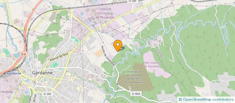 localisation de l'entreprise COMITE D'INTERET DE QUARTIER GARDANNE EST (CIQ GE) à GARDANNE