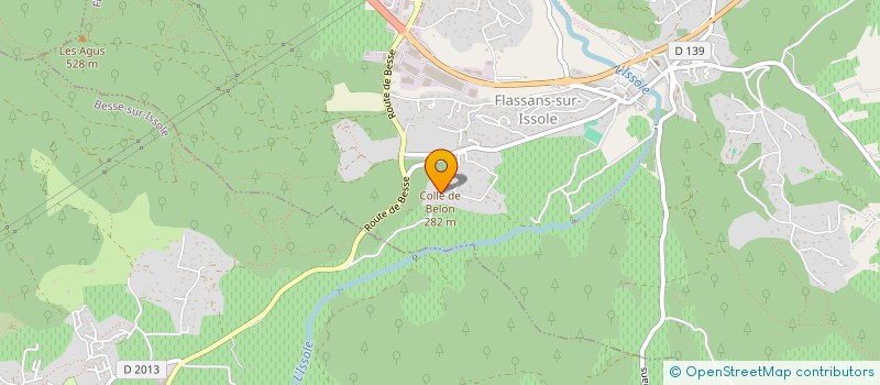 localisation de l'entreprise COMITE D'INTERET DU QUARTIER DU PEYRON à FLASSANS-SUR-ISSOLE