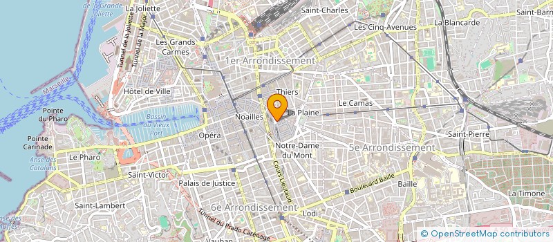 localisation de l'entreprise COMITE D INTERET DU QUARTIER PLACE NOTRE DAME DU MONT TILSIT à MARSEILLE