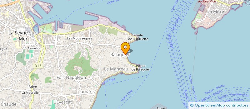 localisation de l'entreprise COMITE D INTERET LOCAL BALAGUIER - LE MANTEAU - L EYGUILETTE à LA SEYNE-SUR-MER