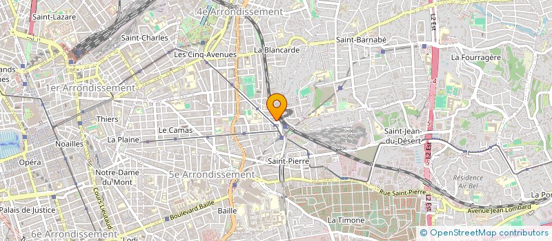 localisation de l'entreprise COMITE D INTERETS DU QUARTIER CIQ CHAVE BLANCARDE à MARSEILLE