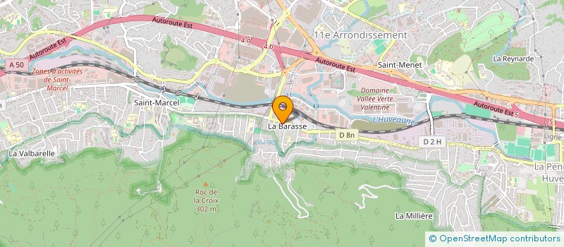 localisation de l'entreprise COMITE D'INTERETS DU QUARTIER DE LA BARASSE  MARSEILLE