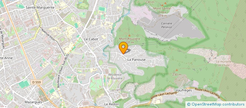localisation de l'entreprise COMITE D'INTERETS DU QUARTIER DE LA PANOUSSE à MARSEILLE