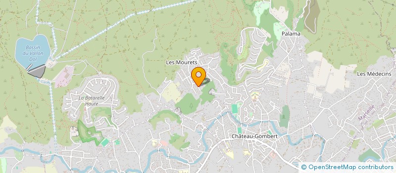 localisation de l'entreprise COMITE D'INTERETS DU QUARTIER DES MOURETS  MARSEILLE