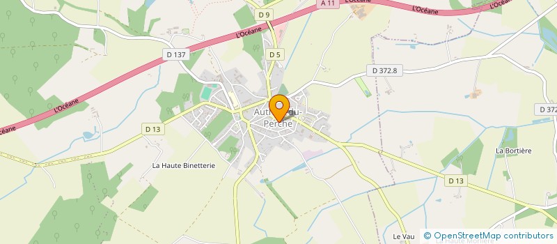 localisation de l'entreprise COMITE D'OEUVRES SOCIALES POUR LE PERSONNEL COMMUNAL DE LA VILLE DE LA BAZOCHE-GOUET à LA BAZOCHE-GOUET