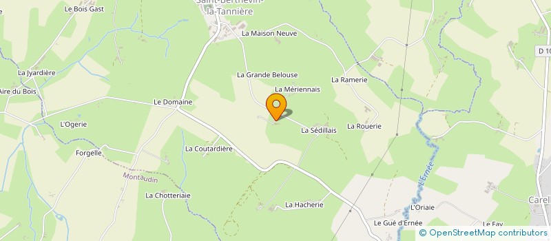 localisation de l'entreprise COMITE  D ORGANISATION - CHEZ JOJO  SAINT-BERTHEVIN-LA-TANNIERE