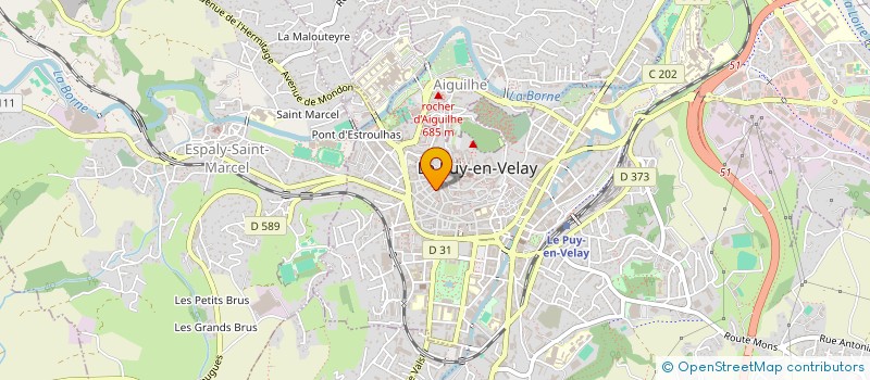 localisation de l'entreprise COMITE D'ORGANISATION D'EQUIRANDO à LE PUY-EN-VELAY