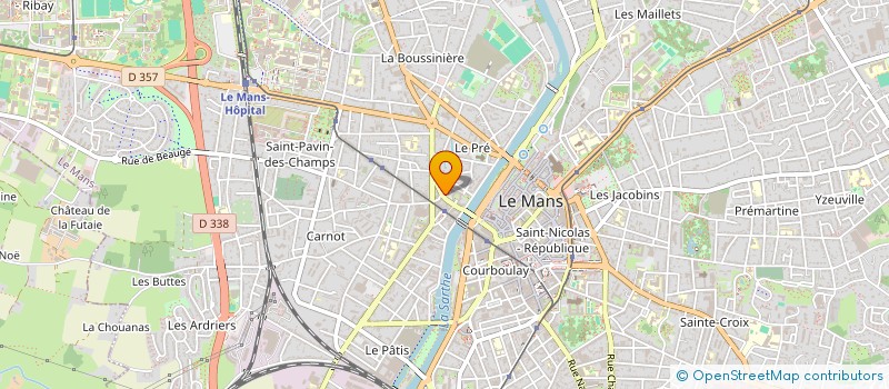 localisation de l'entreprise COMITE D'ORGANISATION D'EVENEMENTS LUDIQUES à LE MANS