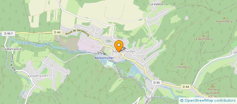 localisation de l'entreprise COMITE D'ORGANISATION DE LA COURSE DE COTE D'ABRESCHVILLER  ABRESCHVILLER