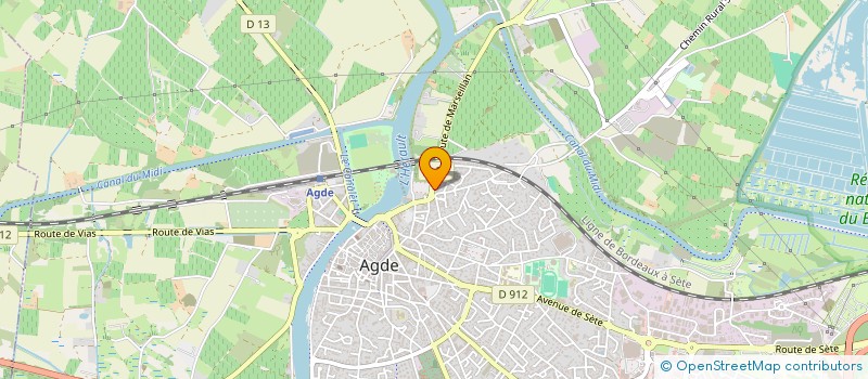 localisation de l'entreprise COMITE D' ORGANISATION DE MANIFESTATIONS HISTORIQUES D' AGDE à AGDE