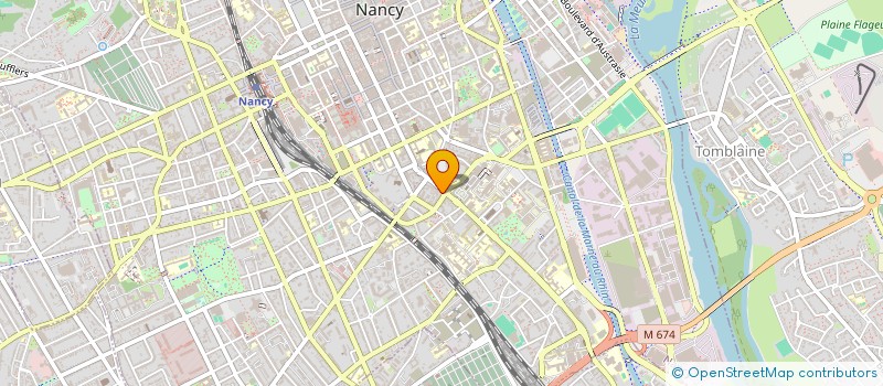 localisation de l'entreprise COMITE D'ORGANISATION DES 25 ANS DE SCIENCES PO PARIS - CAMPUS DE NANCY  NANCY