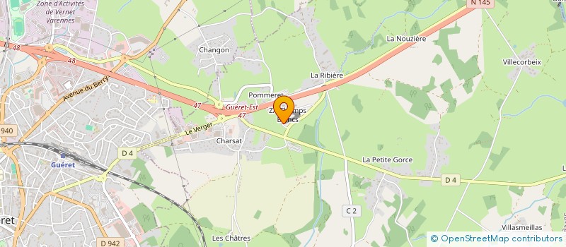 localisation de l'entreprise COMITE D'ORGANISATION DES ASSISES NATIONALES SANTE, SECOURS ET TERRITOIRES 2019 à SAINTE-FEYRE
