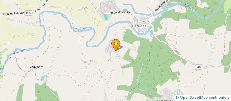 localisation de l'entreprise COMITE D'ORGANISATION DES COURSES CYCLISTES DE VOUILLE  VOUILLE