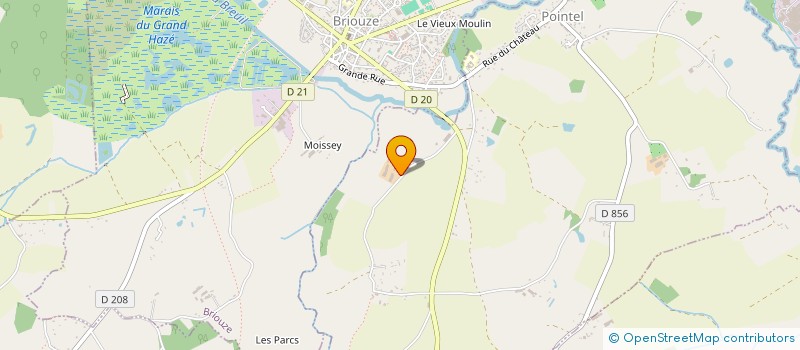 localisation de l'entreprise COMITE D'ORGANISATION DES FOULEES BRIOUZAINES à POINTEL