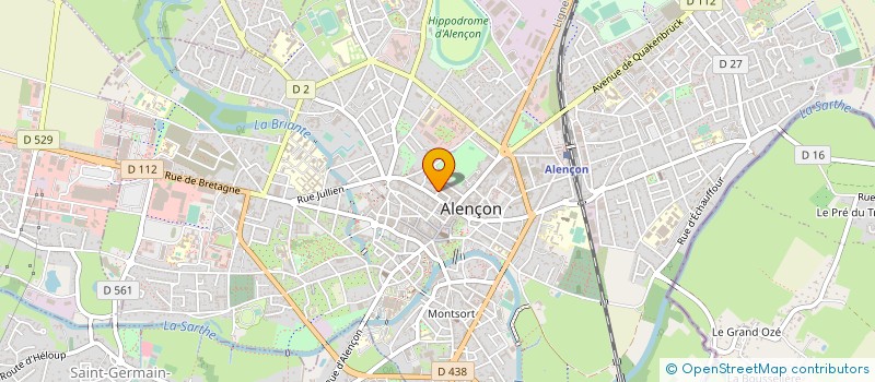 localisation de l'entreprise COMITE D'ORGANISATION DES GALOPADES à ALENCON