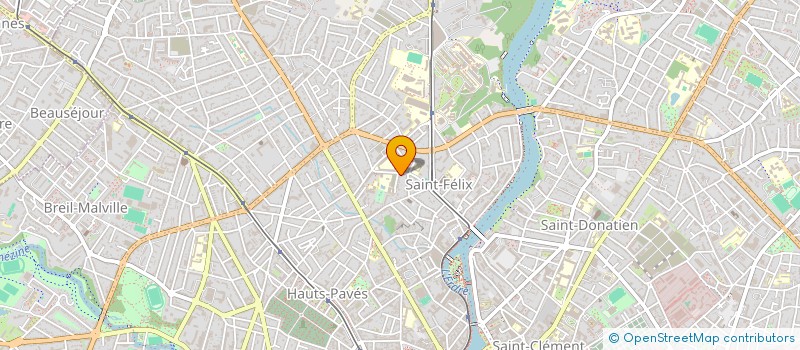 localisation de l'entreprise COMITE D'ORGANISATION DES JEUX DE BRETAGNE à NANTES