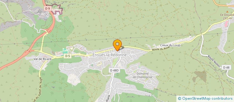 localisation de l'entreprise COMITE D'ORGANISATION DES JO  2024 DE LA COMMUNE D'ENSUES-LA-REDONNE  ENSUES-LA-REDONNE