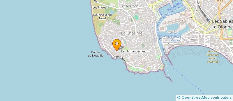 localisation de l'entreprise COMITE D'ORGANISATION DES SABLES D'OLONNE OPEN (COSO) à LES SABLES D'OLONNE