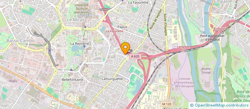 localisation de l'entreprise COMITE D ORGANISATION DU CHAMPIONNAT DE SAMBO SPORTIFS JUNIORS ET ESPOIRS 2016 à TOULOUSE