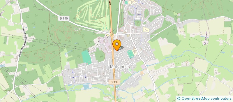 localisation de l'entreprise COMITE D ORGANISATION DU CIRCUIT CYCLISTE SARTHE PAYS DE LOIRE  MULSANNE