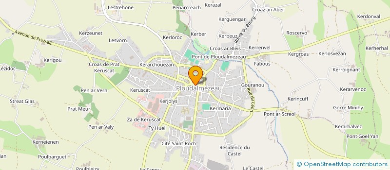 localisation de l'entreprise COMITE D ORGANISATION DU CIRCUIT D ARMORIQUE  PLOUDALMEZEAU
