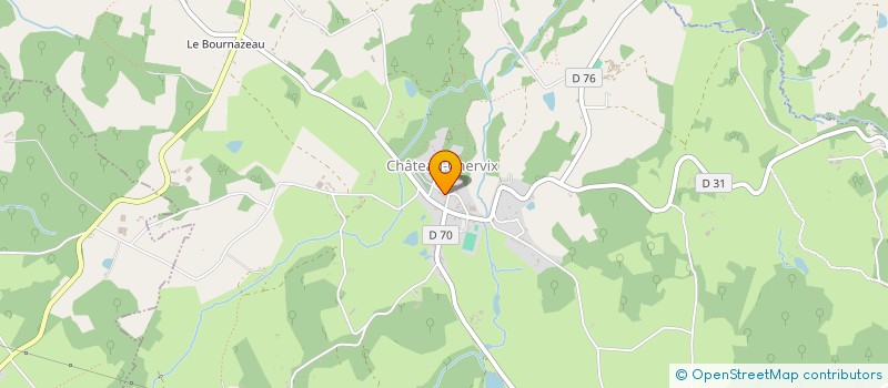 localisation de l'entreprise COMITE D'ORGANISATION DU COMICE AGRICOLE à CHATEAU-CHERVIX