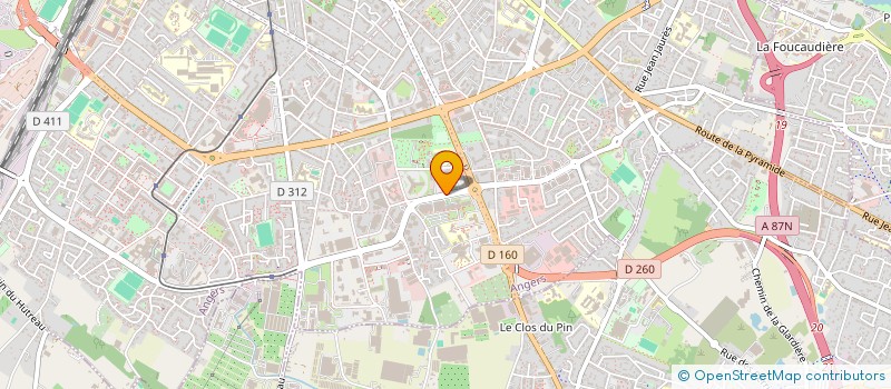 localisation de l'entreprise COMITE D'ORGANISATION DU CROSS DU COURRIER DE L'OUEST à ANGERS