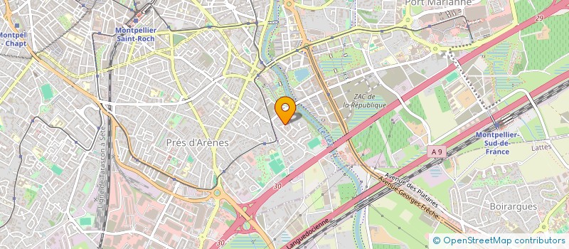 localisation de l'entreprise COMITE D'ORGANISATION DU FORUM SPORTIF ET CULTUREL DE MONTPELLIER à MONTPELLIER
