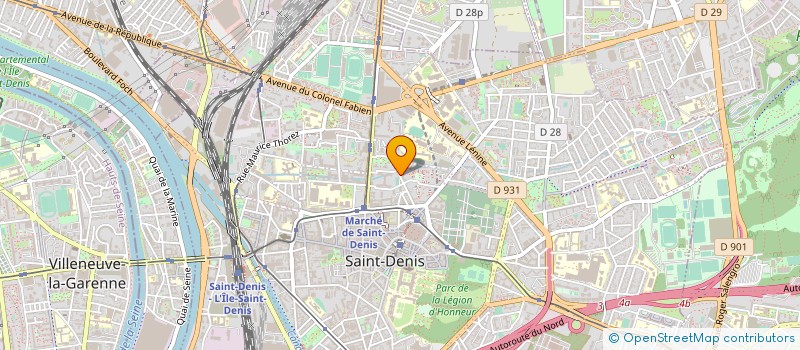 localisation de l'entreprise COMITE D'ORGANISATION DU LOCAL à SAINT-DENIS