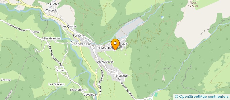 localisation de l'entreprise COMITE D ORGANISATION DU RAFFUT  VACHERESSE