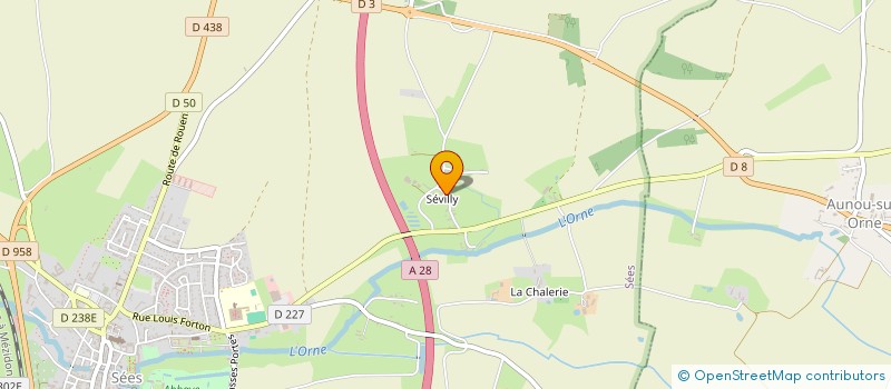localisation de l'entreprise COMITE D'ORGANISATION DU TOUR DE L'ORNE CYCLISTE à SAINT-MICHEL-TUBŒUF