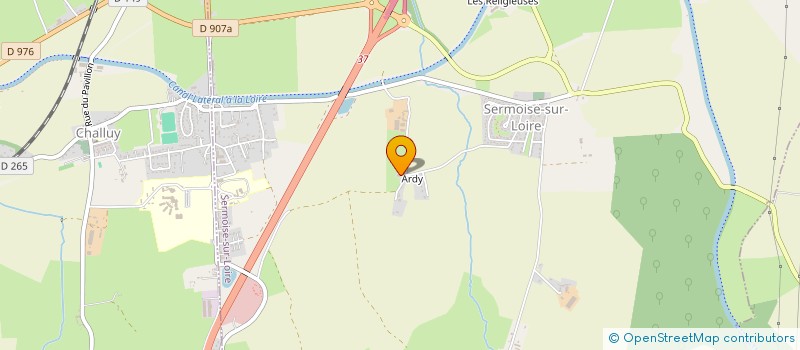 localisation de l'entreprise COMITE D' ORGANISATION DU TOUR NIVERNAIS-MORVAN à SERMOISE-SUR-LOIRE