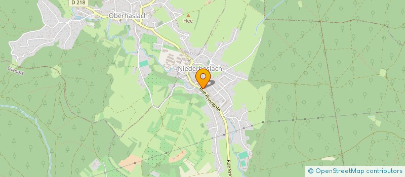 localisation de l'entreprise COMITE D'ORGANISATION DU TRIATHLON D'OBERNAI  NIEDERHASLACH