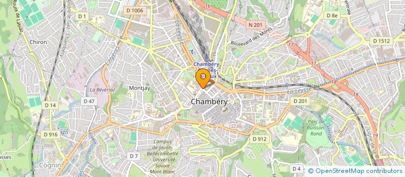 localisation de l'entreprise COMITE D'ORGANISATION DU XVIIEME CONGRES INTERNATIONAL DE LA VIABILITE HIVERNALE 2026  CHAMBERY