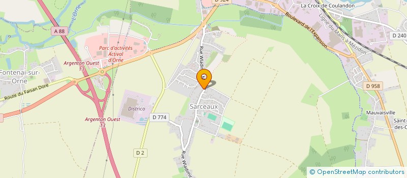 localisation de l'entreprise COMITE D'ORGANISATION L'ORNAISE à ARGENTAN
