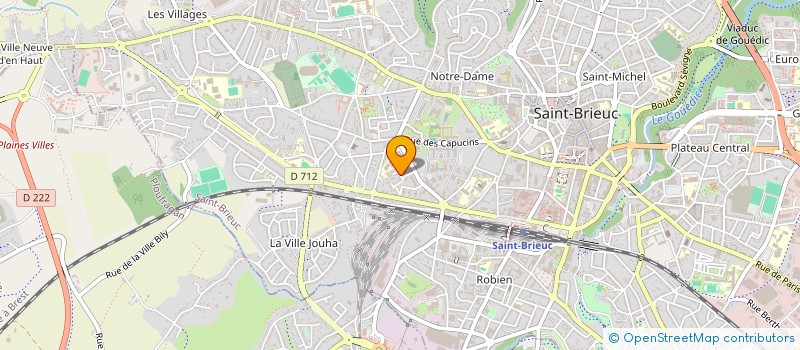 localisation de l'entreprise COMITE D'ORGANISATION LOCAL à SAINT-BRIEUC