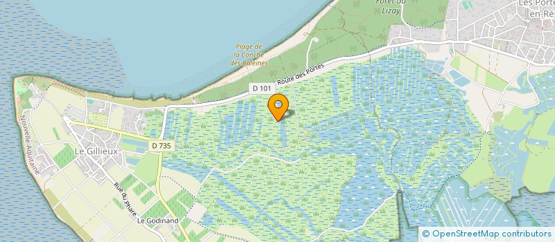 localisation de l'entreprise COMITE D'ORGANISATION NATIONAL DES ECURIES DE TERRITOIRE  SAINT-CLEMENT-DES-BALEINES