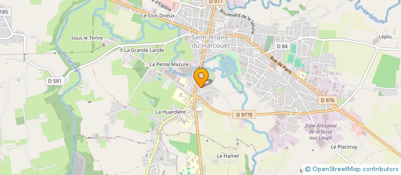 localisation de l'entreprise COMITE D'ORGANISATION NORMANDIE BRETAGNE  SAINT-HILAIRE-DU-HARCOUET