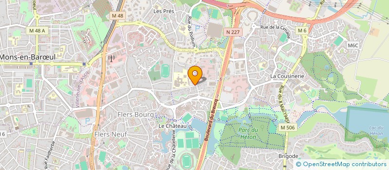localisation de l'entreprise COMITE D ORGANISATION PARCOURS DU COEUR à VILLENEUVE-D'ASCQ